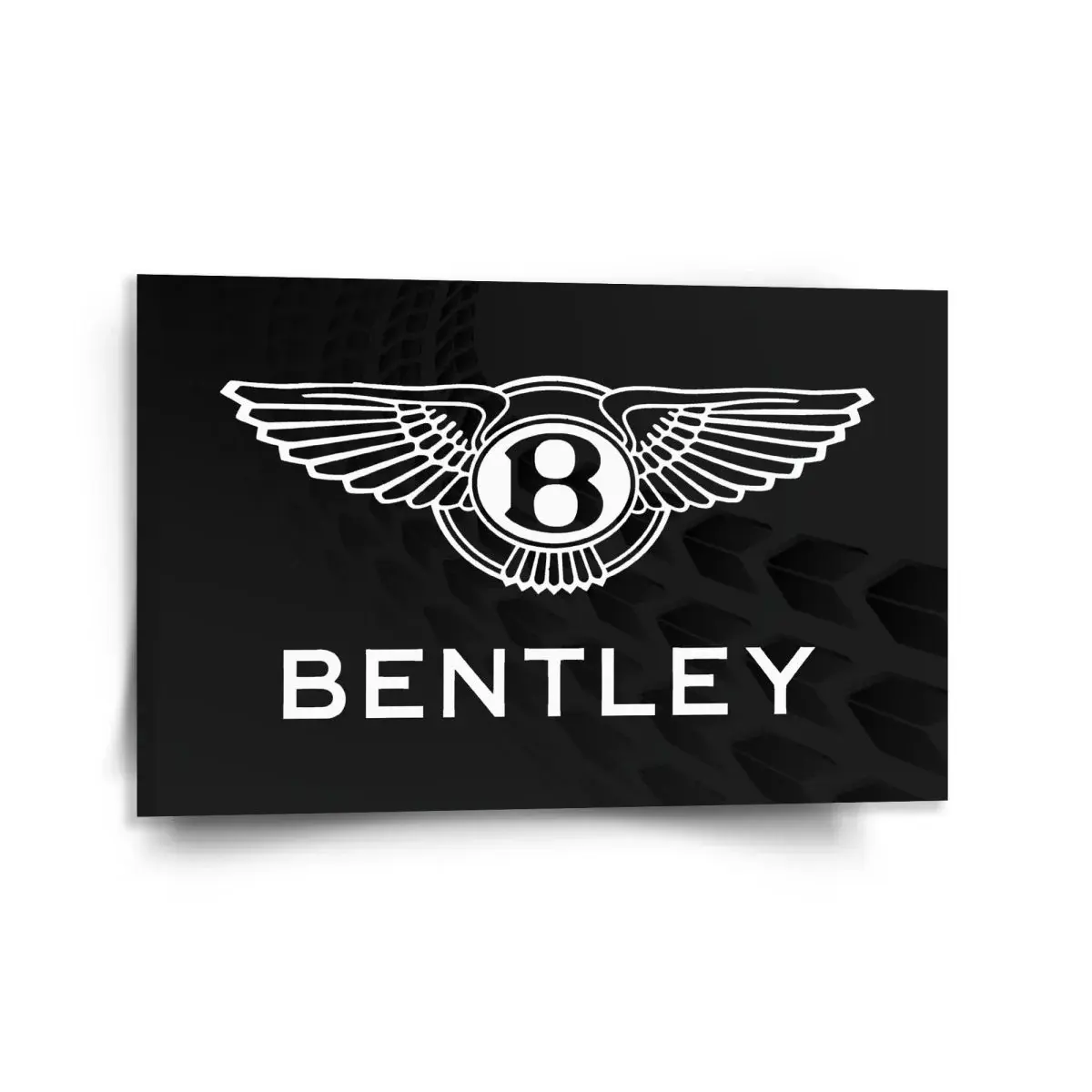 Obraz Logo Bentley Černý - 120x80 cm