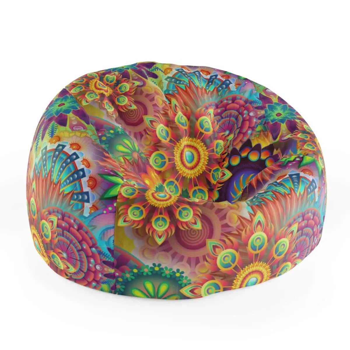 Sedací vak Cocoon Barevné obrazce - 75 x 45 x 35 cm
