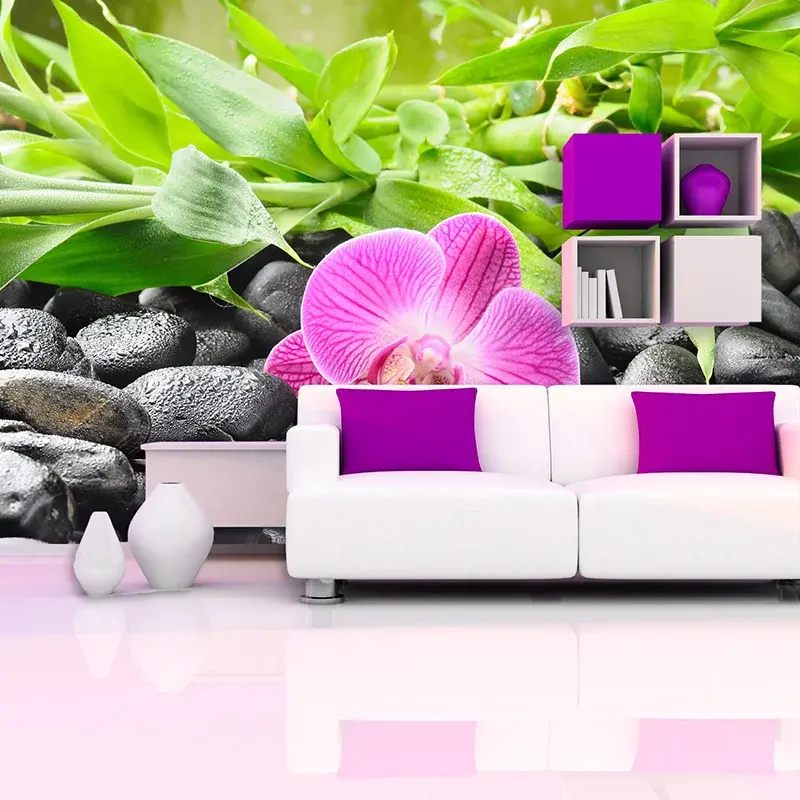 Tapeta Růžová orchidej - 125x75 cm