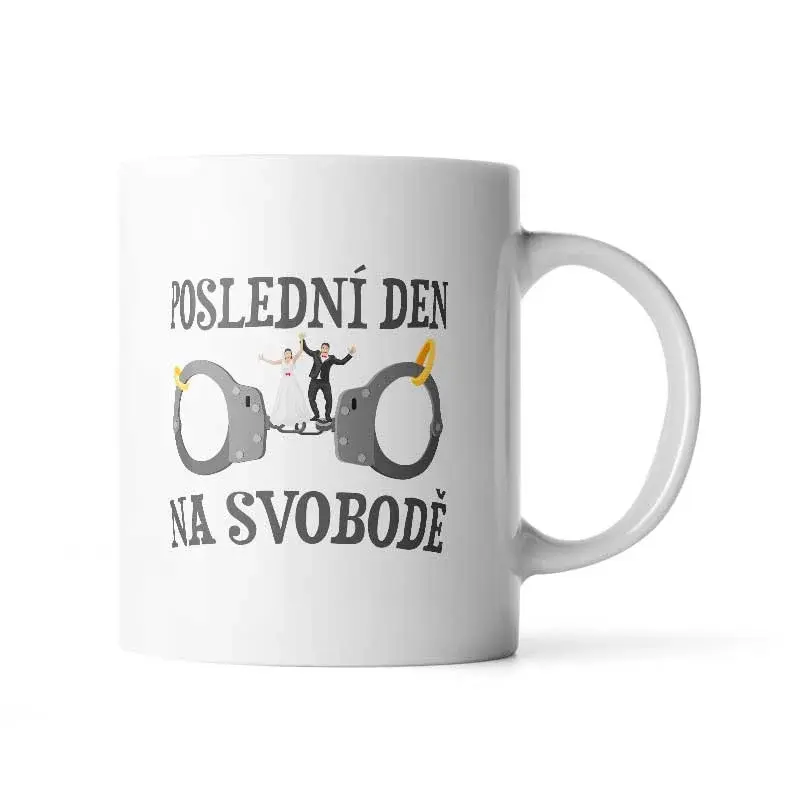 Hrnek Poslední den na svobodě - 890 ml - XXL