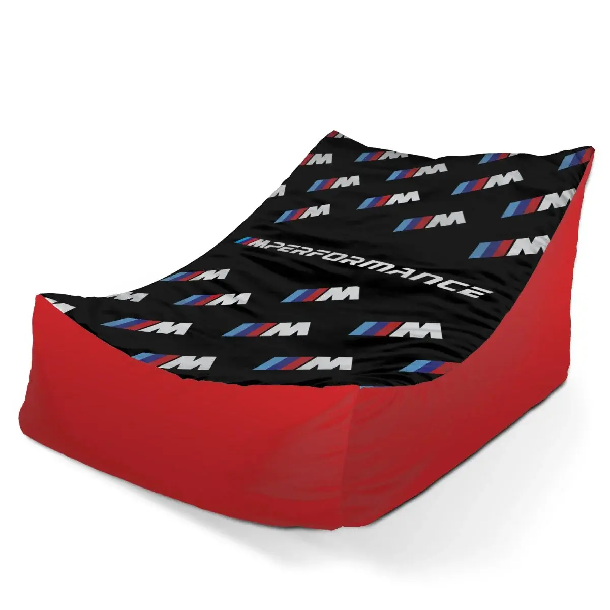 Sedací vak Lounge MPERFORMANCE černý vzor - 120 x 100 x 80 cm