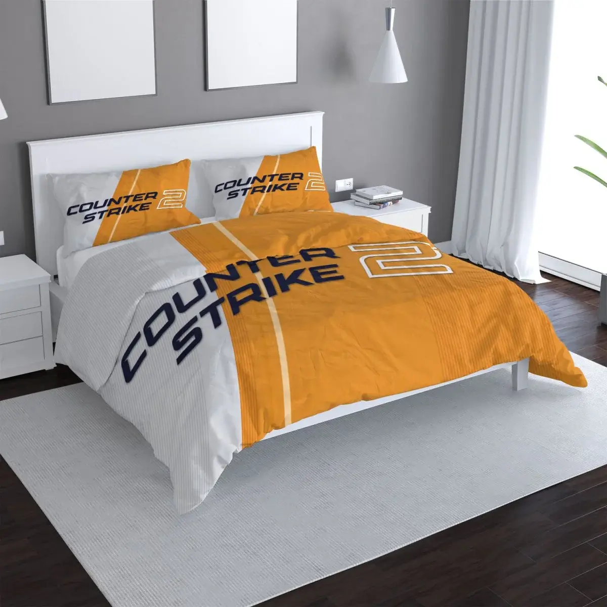 Povlečení Counter Strike 2 Oranžová - 140x200 / 90x70