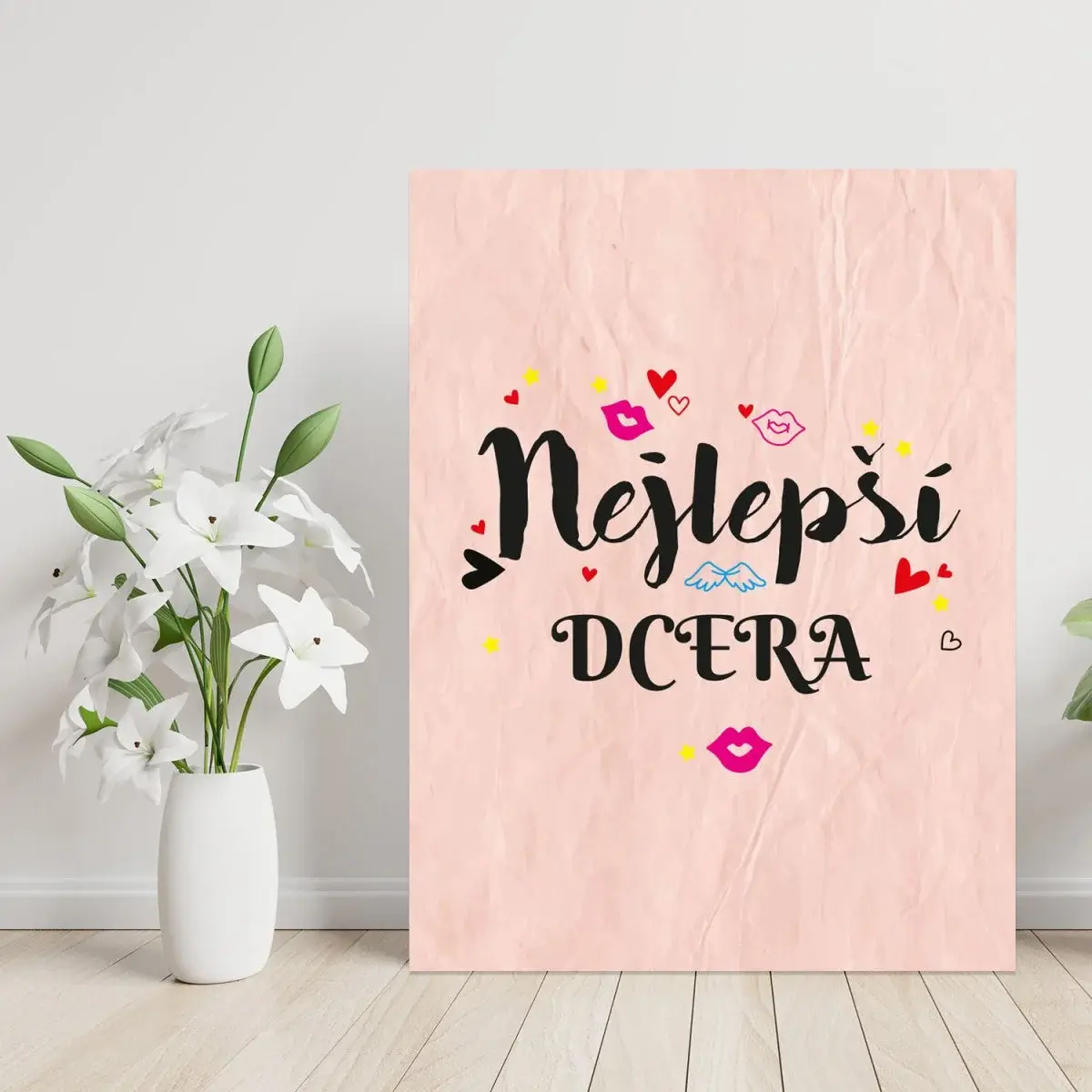 Dárková cedulka Nejlepší dcera: 30x40 cm