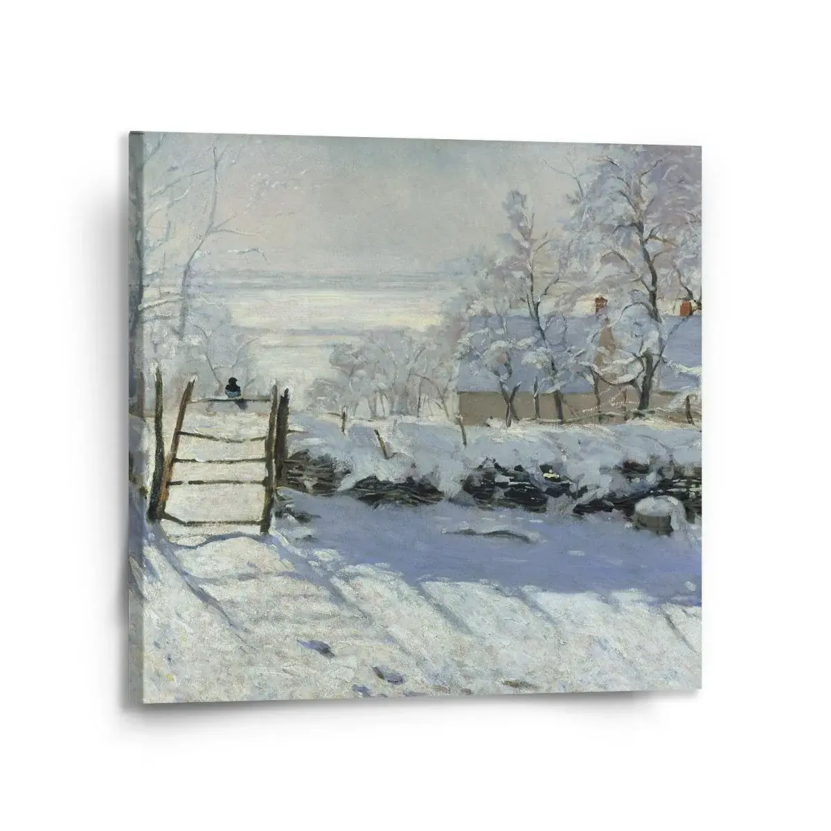 Obraz Straka - Claude Monet - 110x110 cm