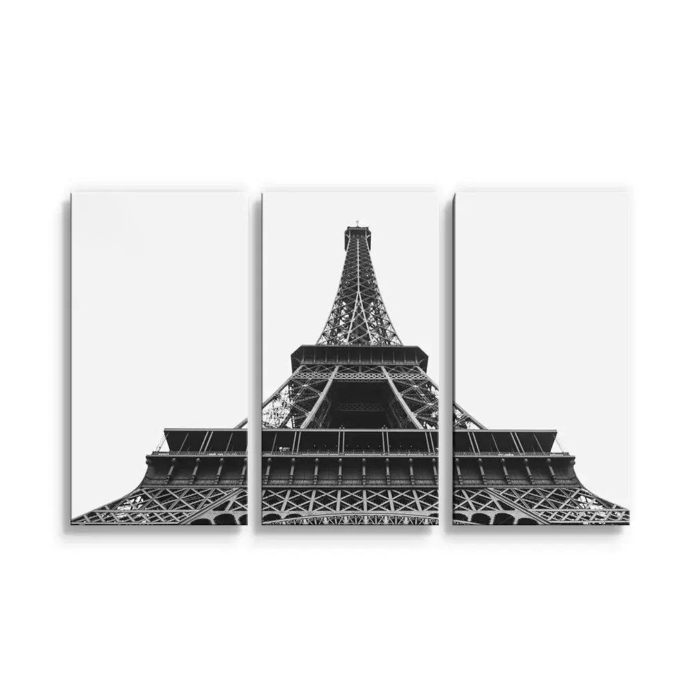 Obraz - 3-dílný Eiffel Tower 4 - 120x80 cm