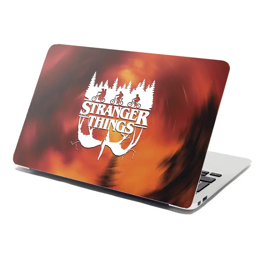Samolepka na notebook Stranger Things Glow - 38x26 cm