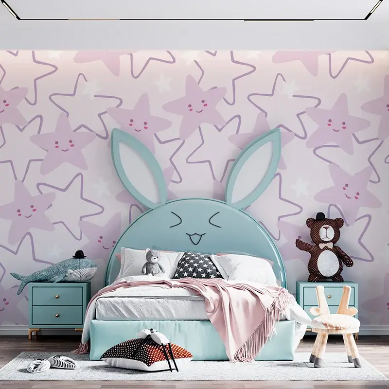 Tapeta Veselé hvězdy - 125x75 cm
