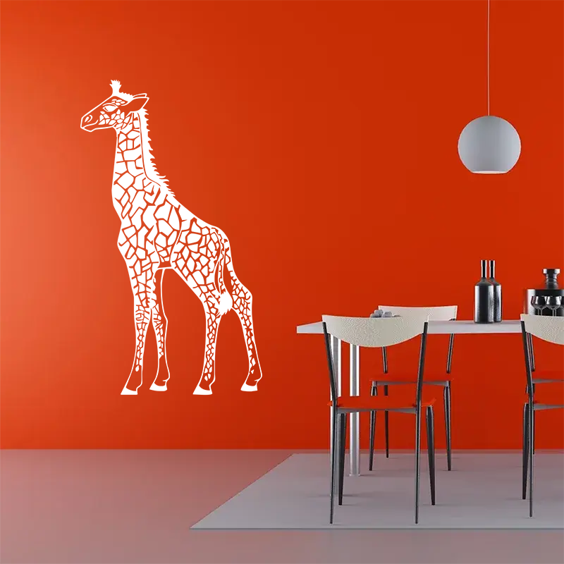 Samolepka na zeď: Žirafa - 70x120 cm