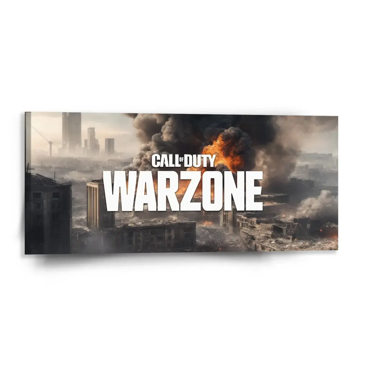 Obraz Call of Duty Warzone - město - 110x50 cm