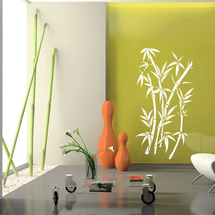 Samolepka na zeď: Čínský bambus - 32x60 cm