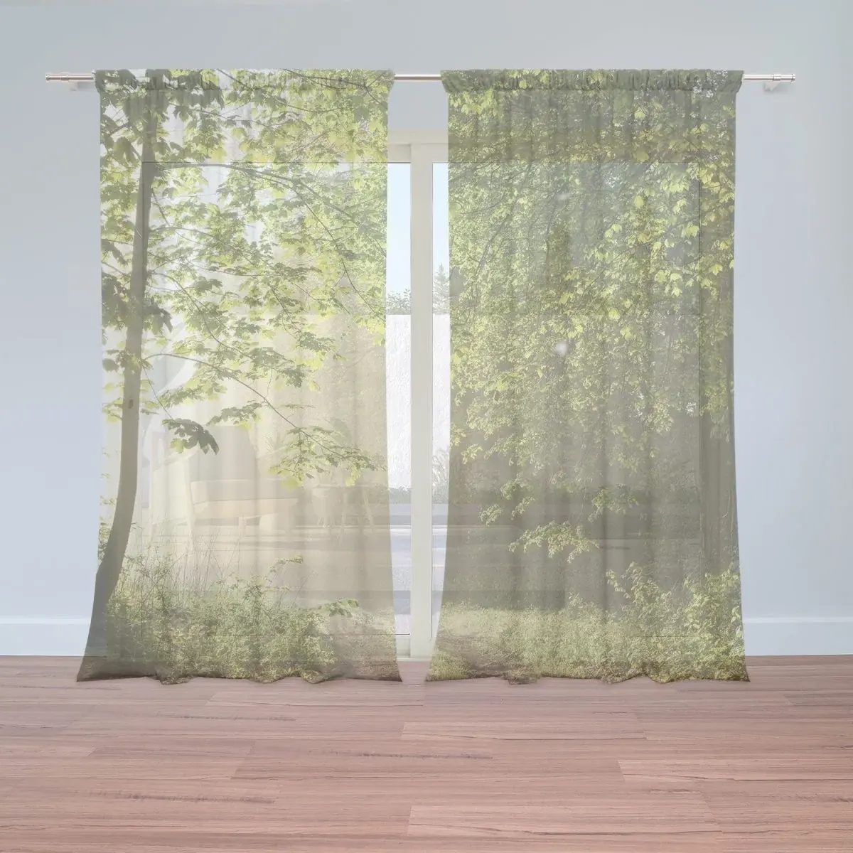Záclony Lesní cesta: 2ks 150x250cm