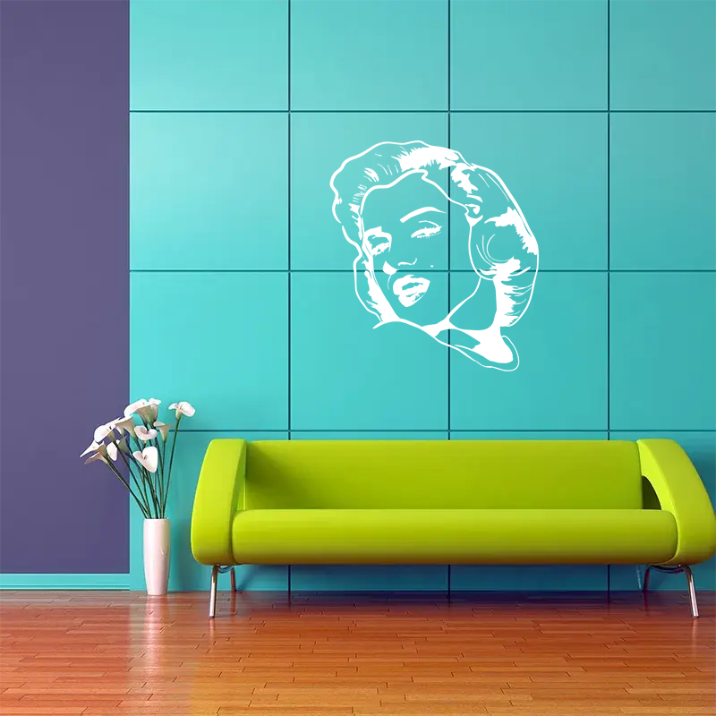Samolepka na zeď: Marylin Monroe - 108x120 cm