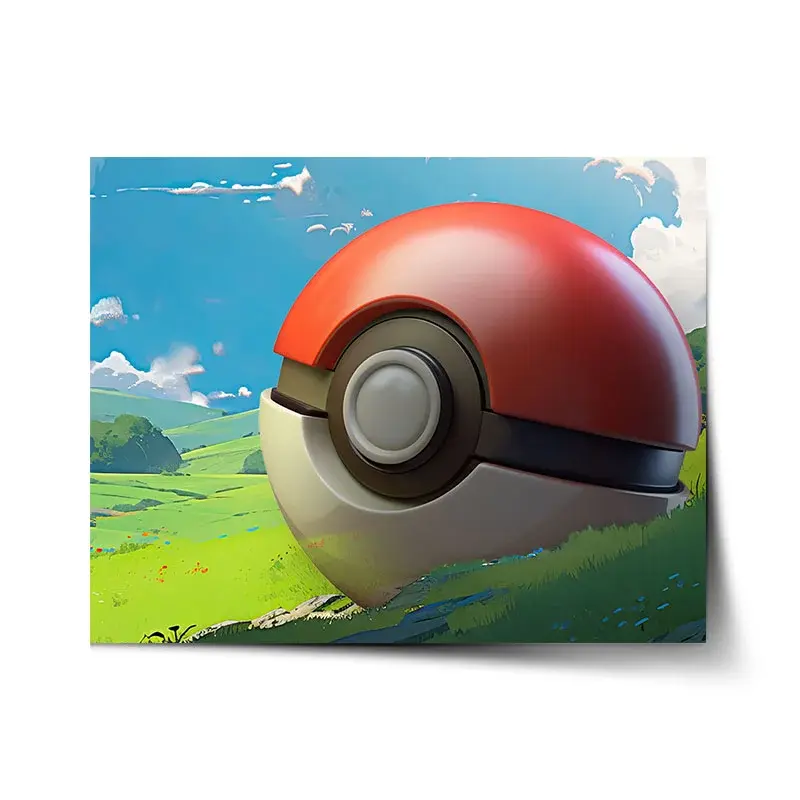 Plakát Pokemon ball Krajina - 60x40 cm