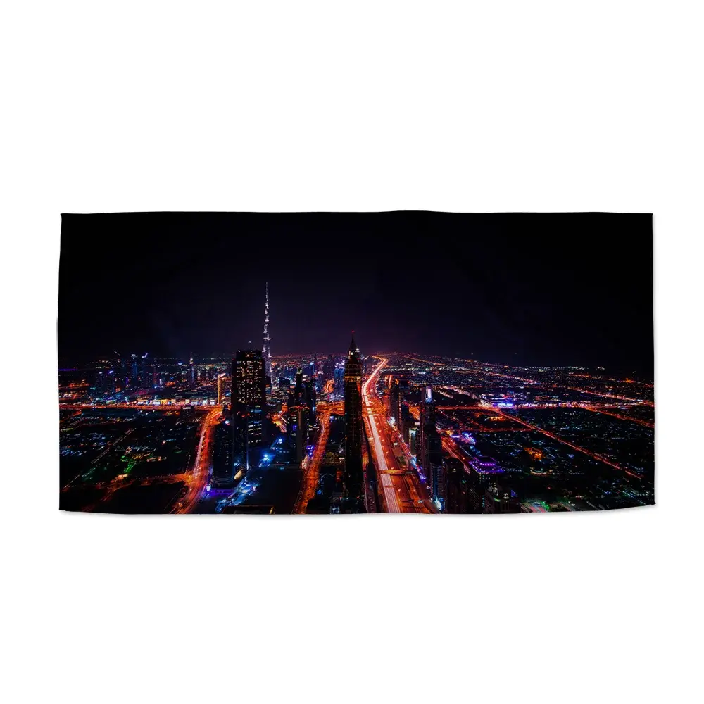 Ručník Rozsvícené město - 70x140 cm