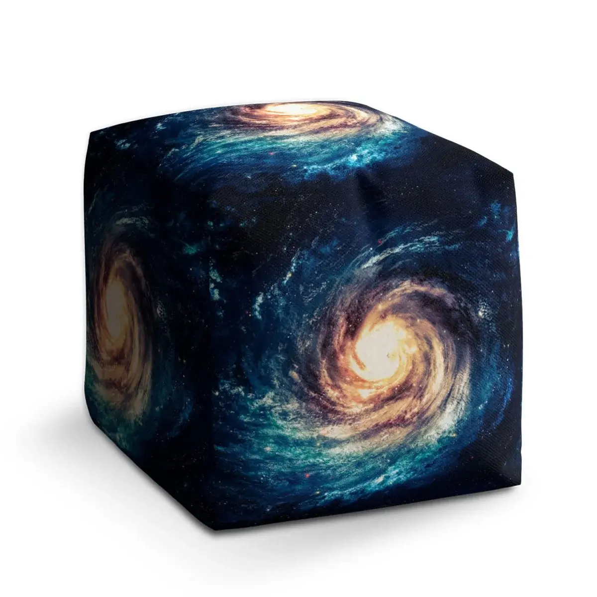 Taburet Cube Světelný vír - 50x50x50 cm
