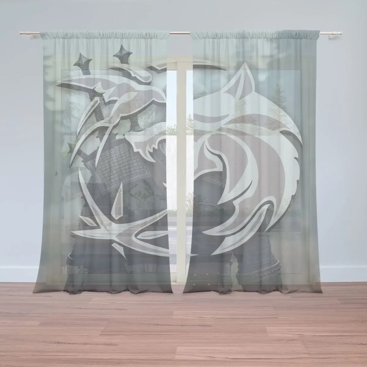 Záclony Zaklínač V mlze: 2ks 150x250cm