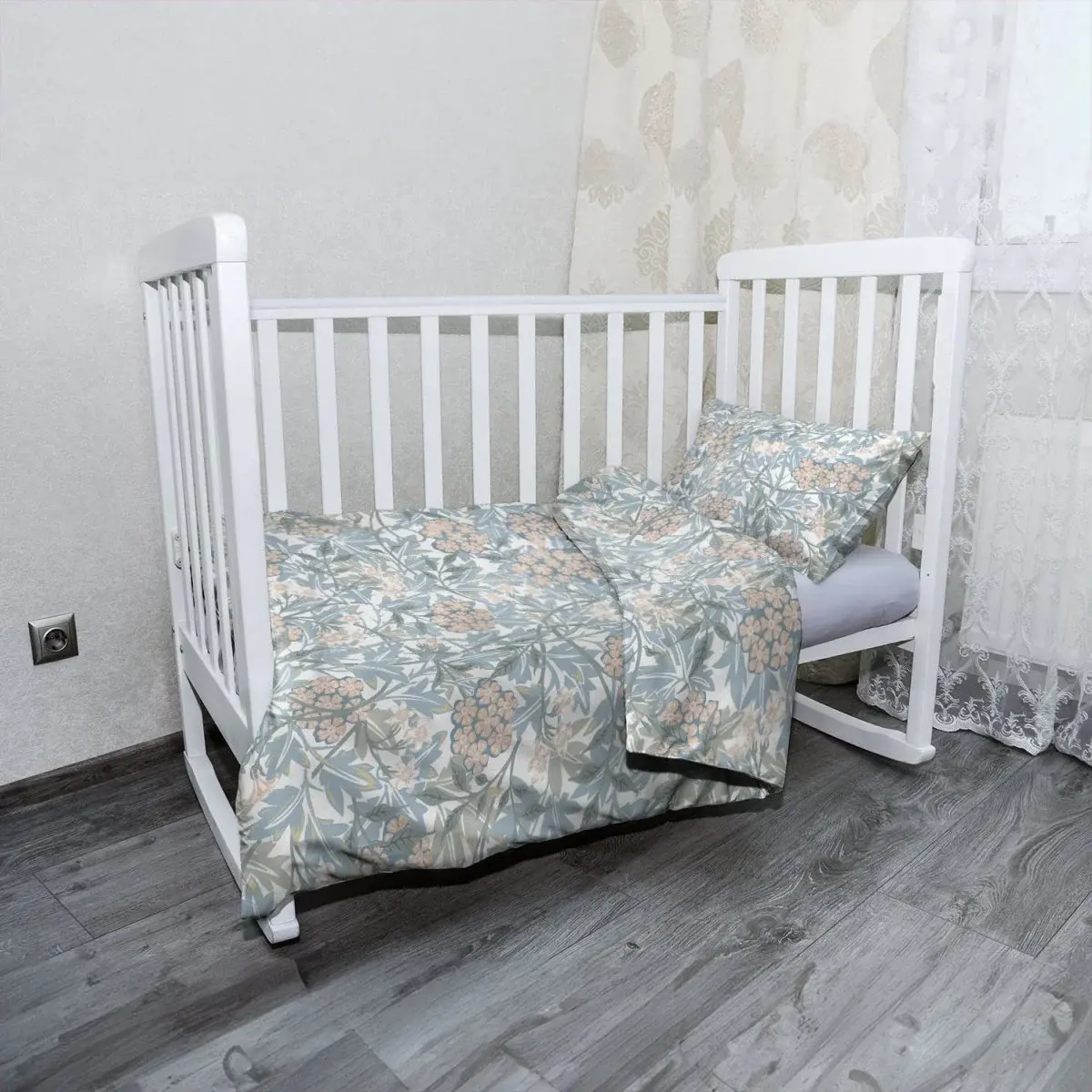 Mikroplyšové dětské povlečení do postýlky Vlaštovičník - 130x90 / 40x60