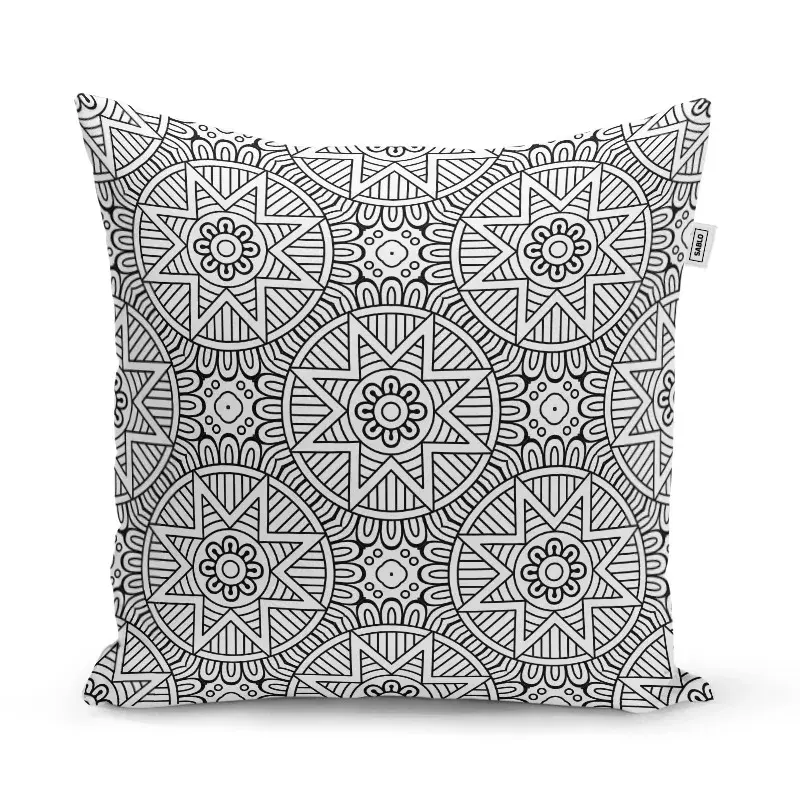Polštář Hvězdy mehendi - 60x60 cm