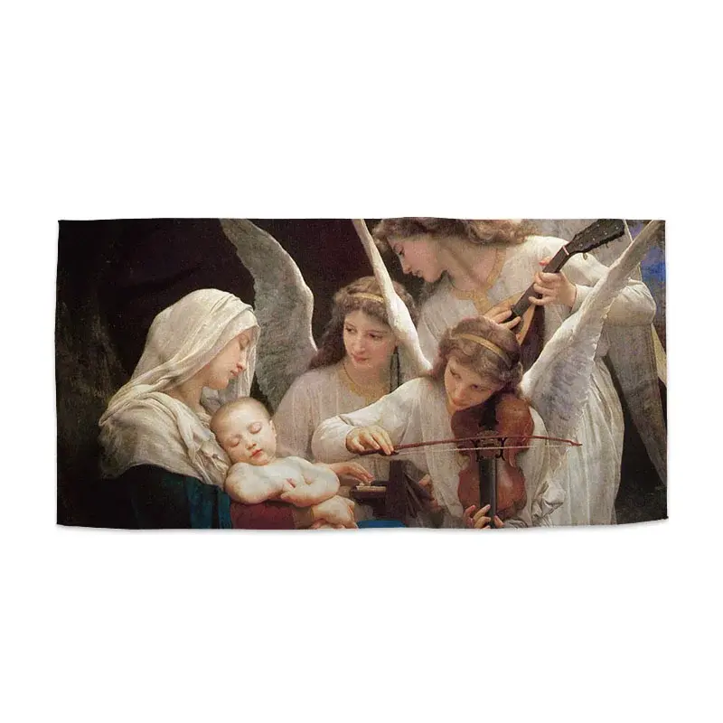 Ručník Panna s anděly - William-Adolphe Bouguereau - 30x50 cm