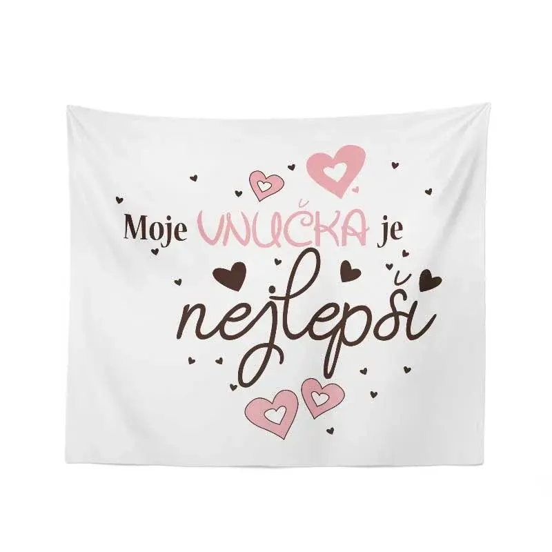 Deka Moje vnučka je nejlepší: 150x120 cm