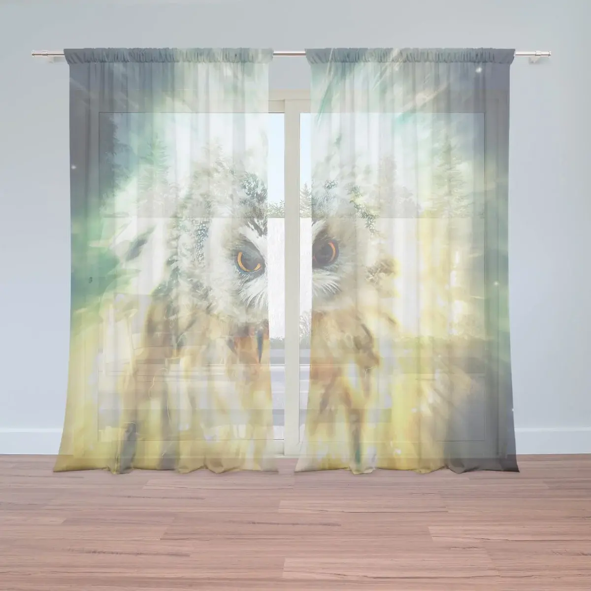 Záclony Sova: 2ks 150x250cm