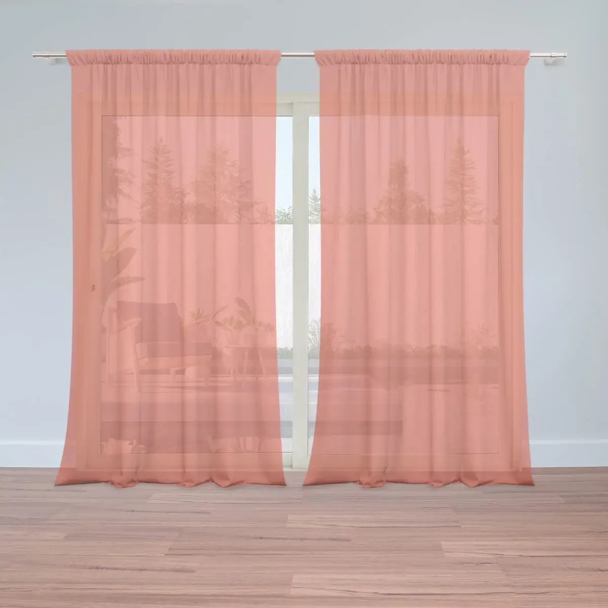 Záclony Paprika: 2ks 150x250cm