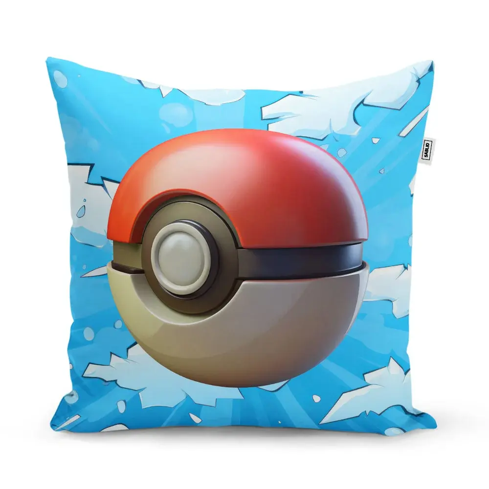 Polštář Pokemon ball Obloha - 50x50 cm