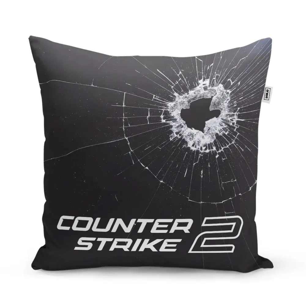 Polštář Counter Strike 2 Průstřel - 40x40 cm