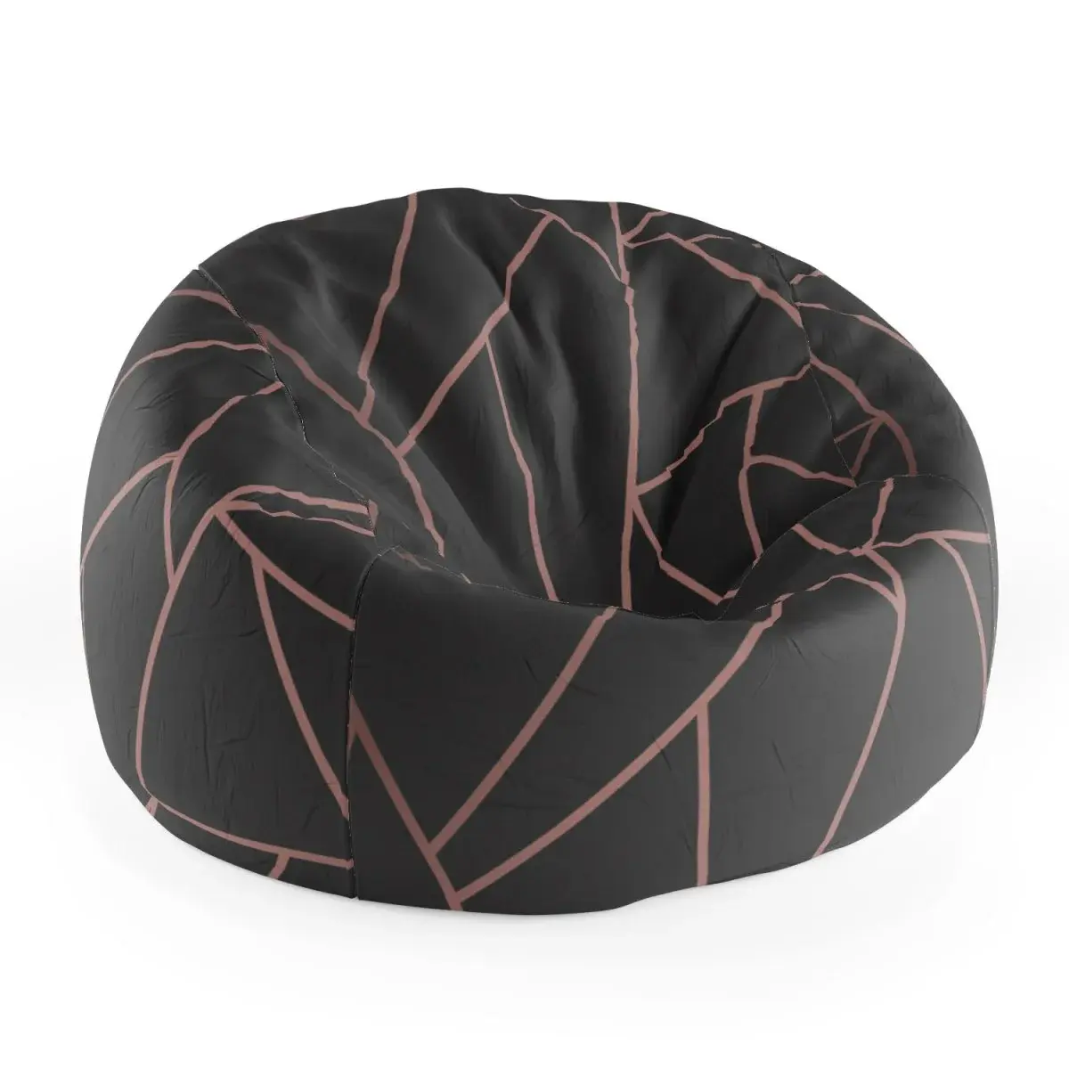 Sedací vak Cocoon Růžové obrazce - 75 x 45 x 35 cm