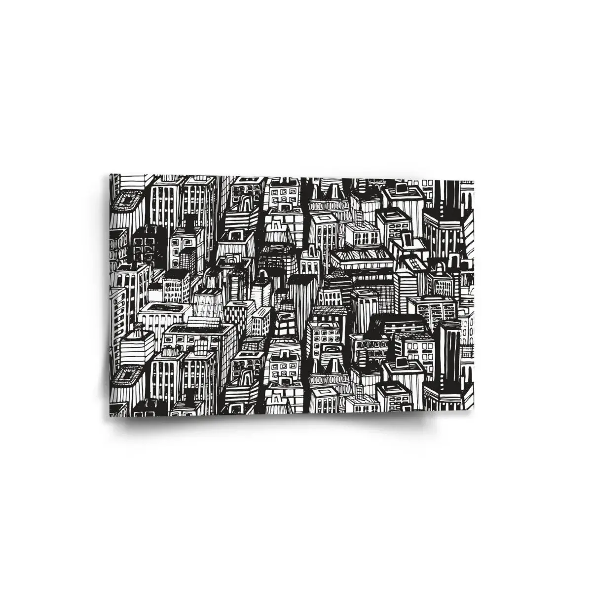 Obraz Kreslené mrakodrapy - 60x40 cm