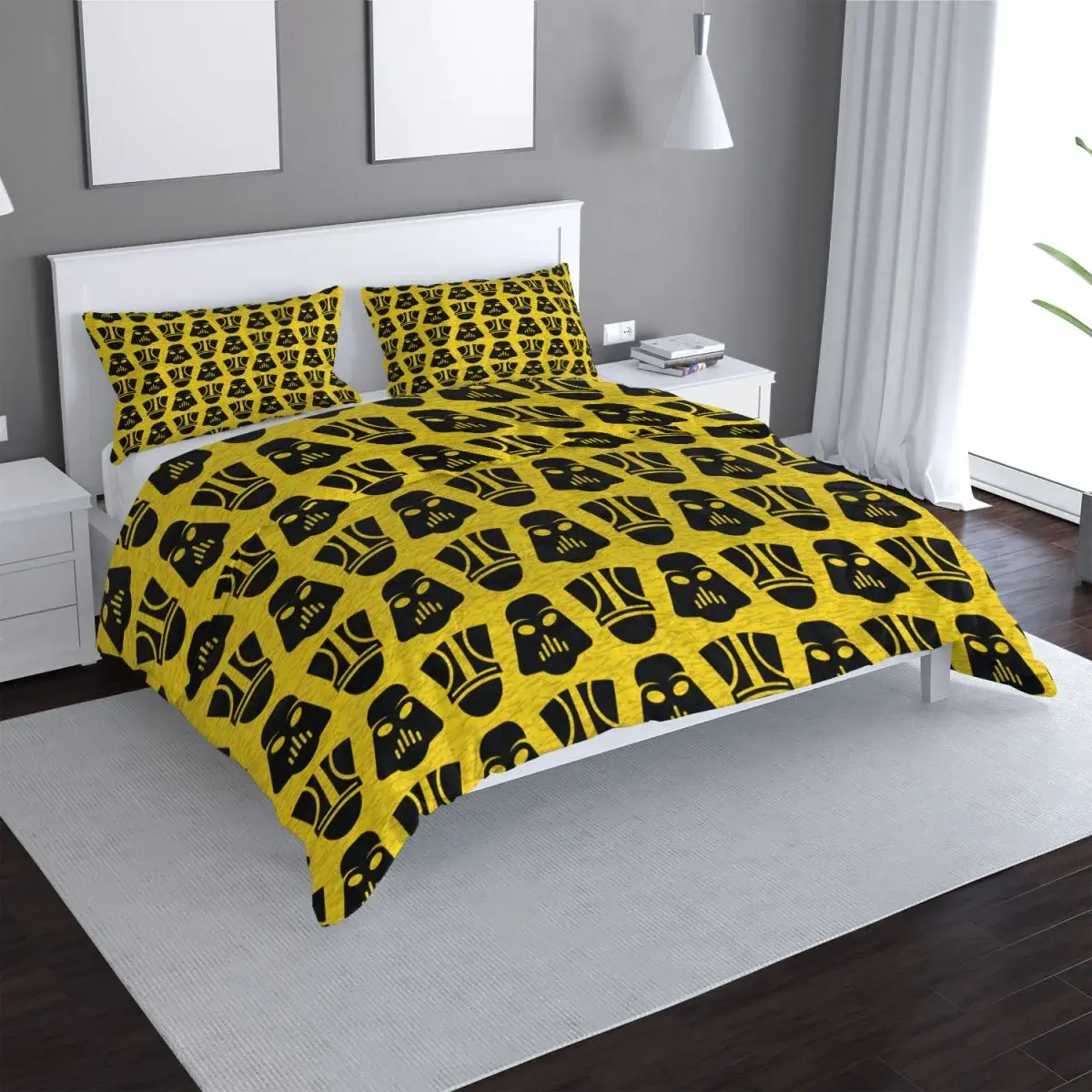 Povlečení Star Wars Stormtroopeři Pattern na žluté