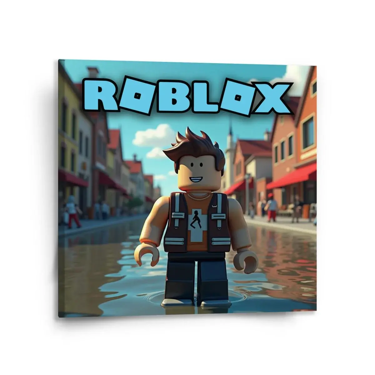 Obraz ROBLOX Město - 110x110 cm