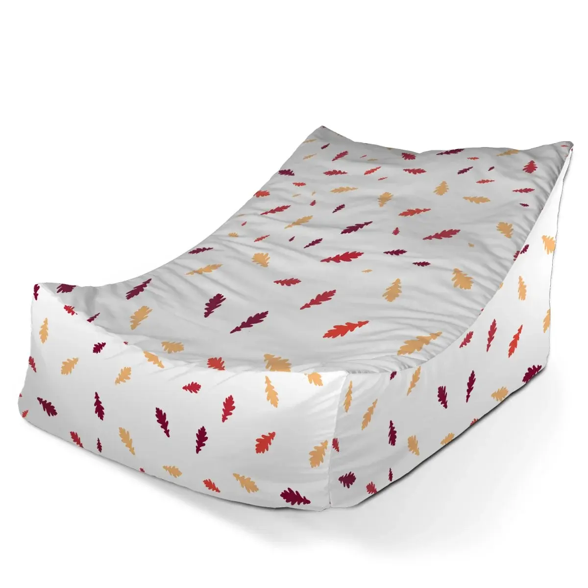 Sedací vak Lounge Barevné podzimní listí - 120 x 100 x 80 cm