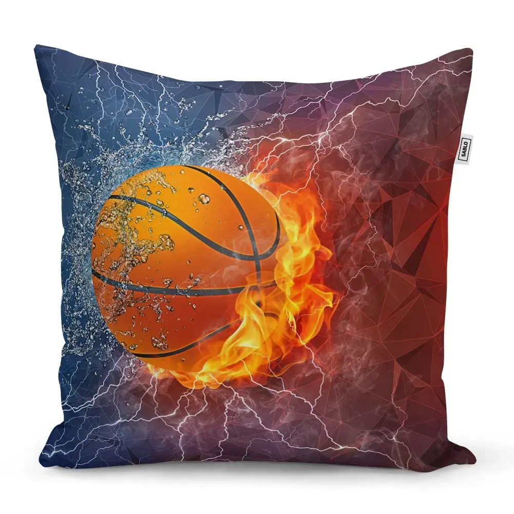 Polštář Basketbalový míč - 40x40 cm