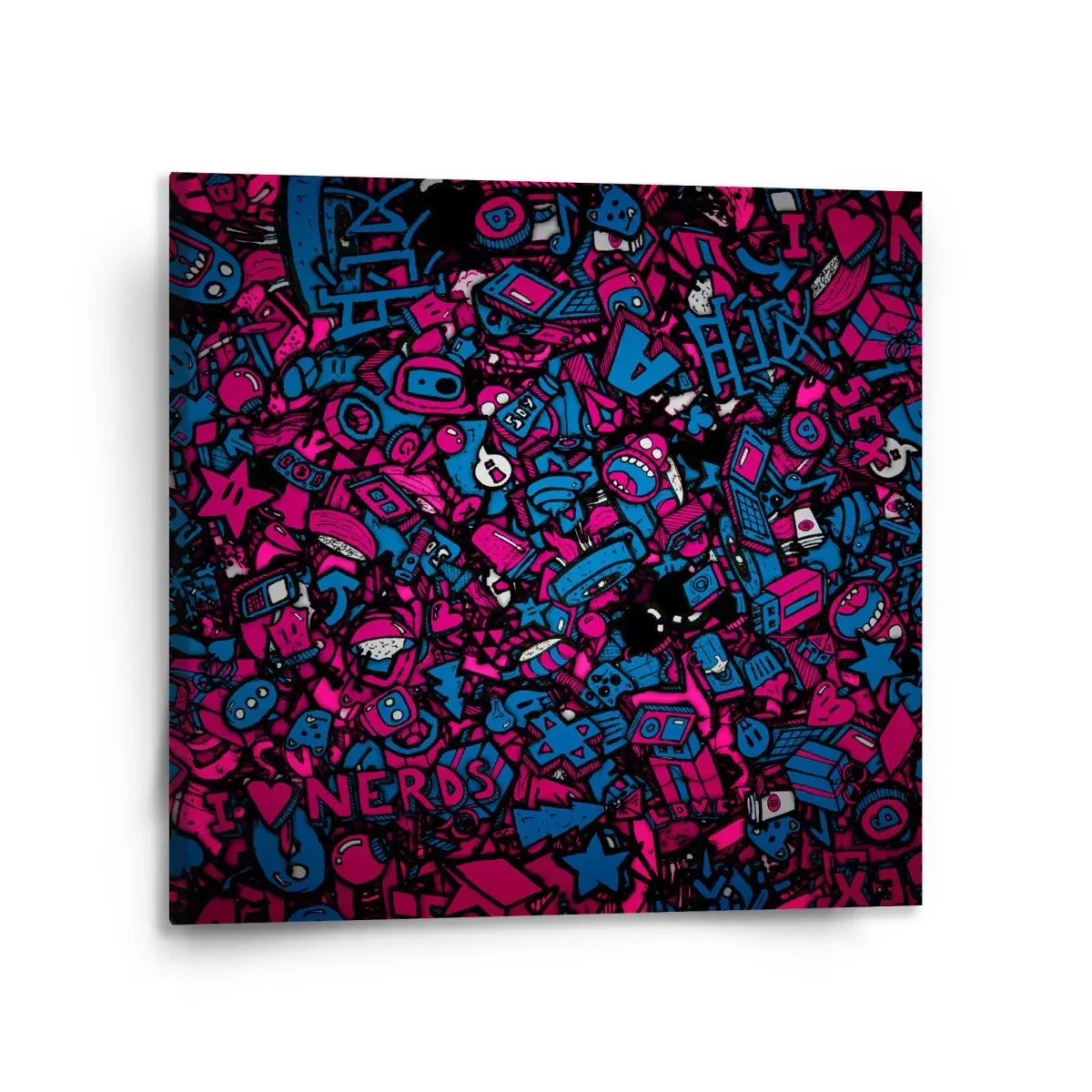 Obraz Kreslené obrázky - 110x110 cm