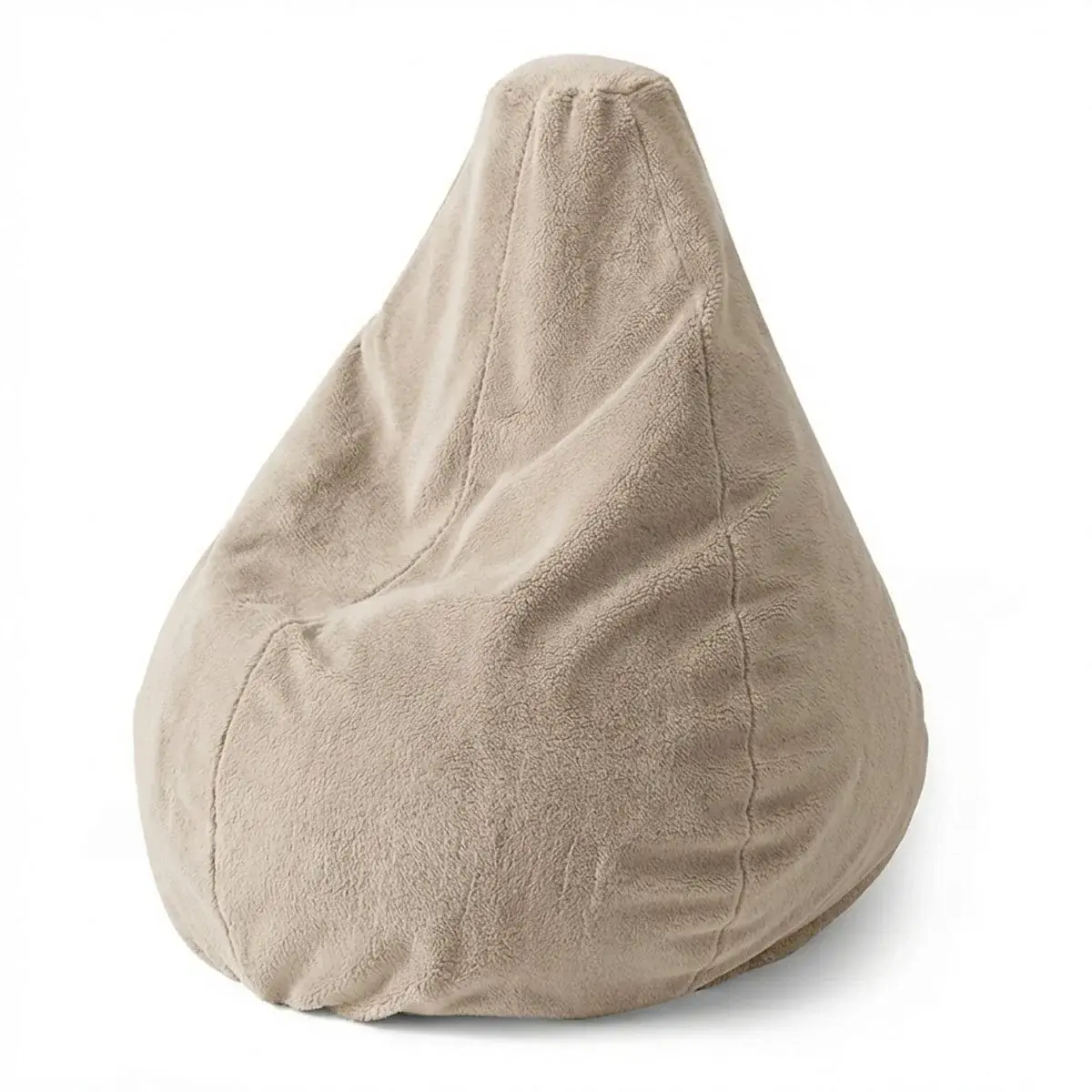 Sedací vak Pear SOFTY - Sand  - 140 x 100 x 25 cm
