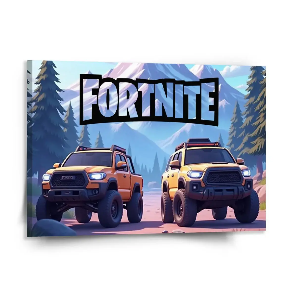 Obraz FORTNITE Off-road auta - 150x110 cm