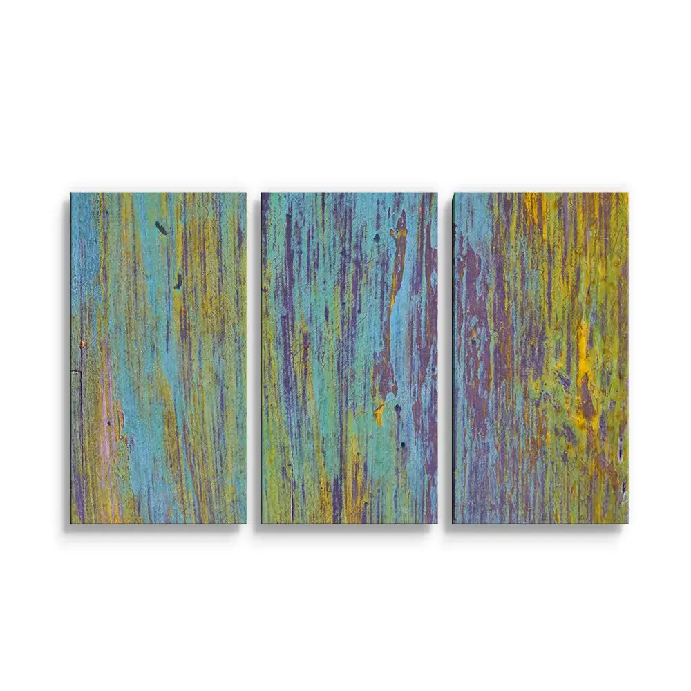 Obraz - 3-dílný Dřevěná abstrakce - 120x80 cm