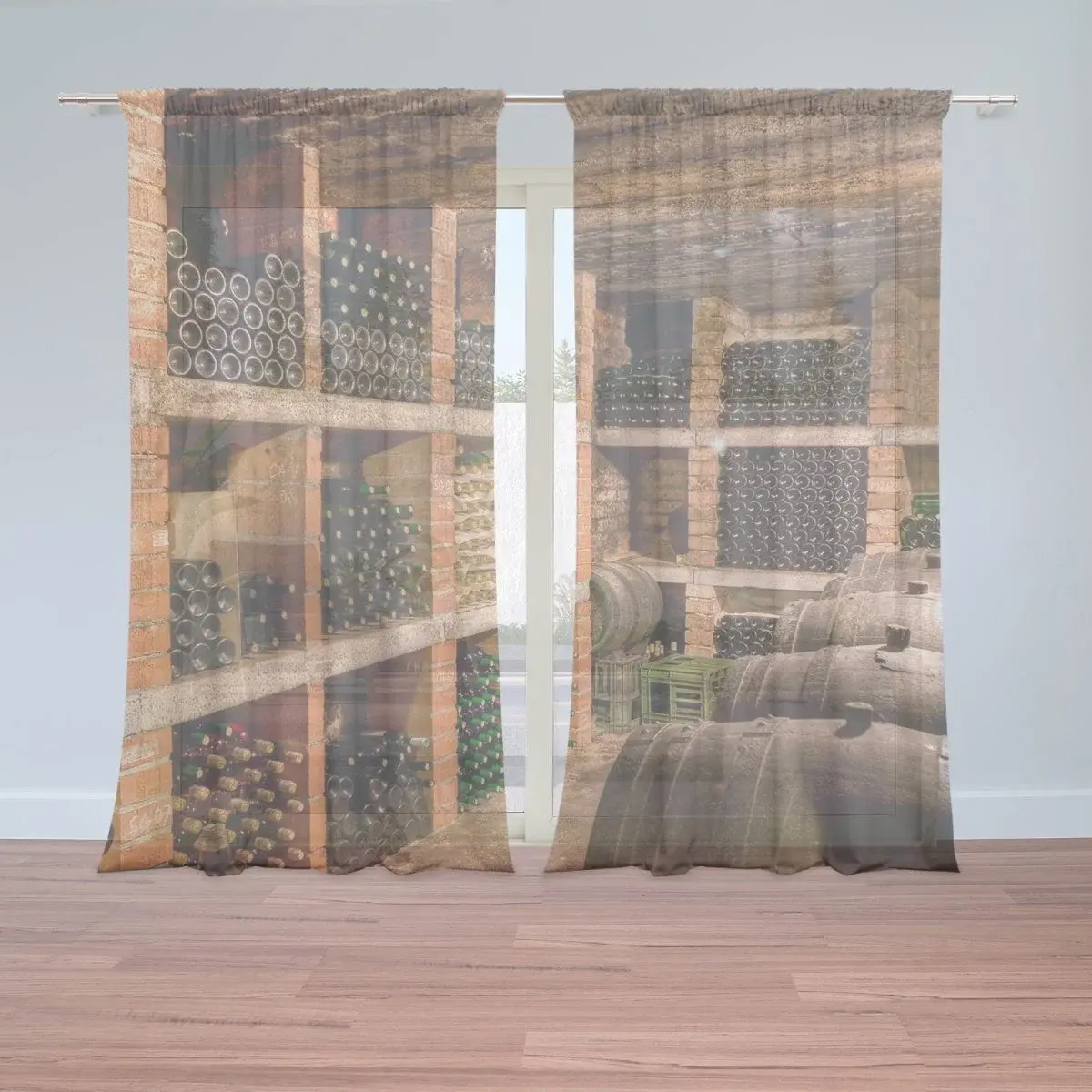 Záclony Vinný sklípek: 2ks 150x250cm