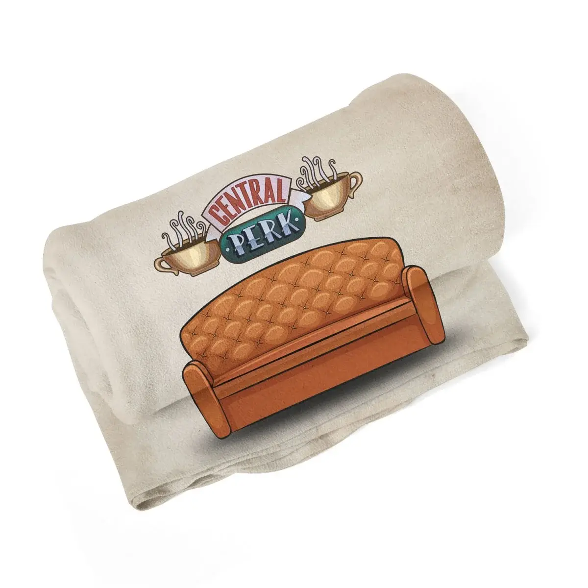 Deka Seriál přátelé CENTRAL PERK Gauč - 150x120 cm