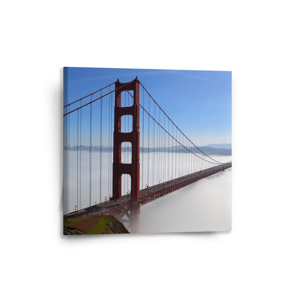 Obraz Golden Gate v mlze - 50x50 cm