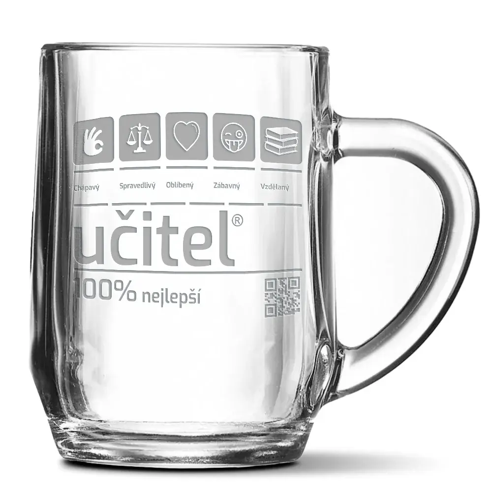 Půllitr Učitel: 0,5
