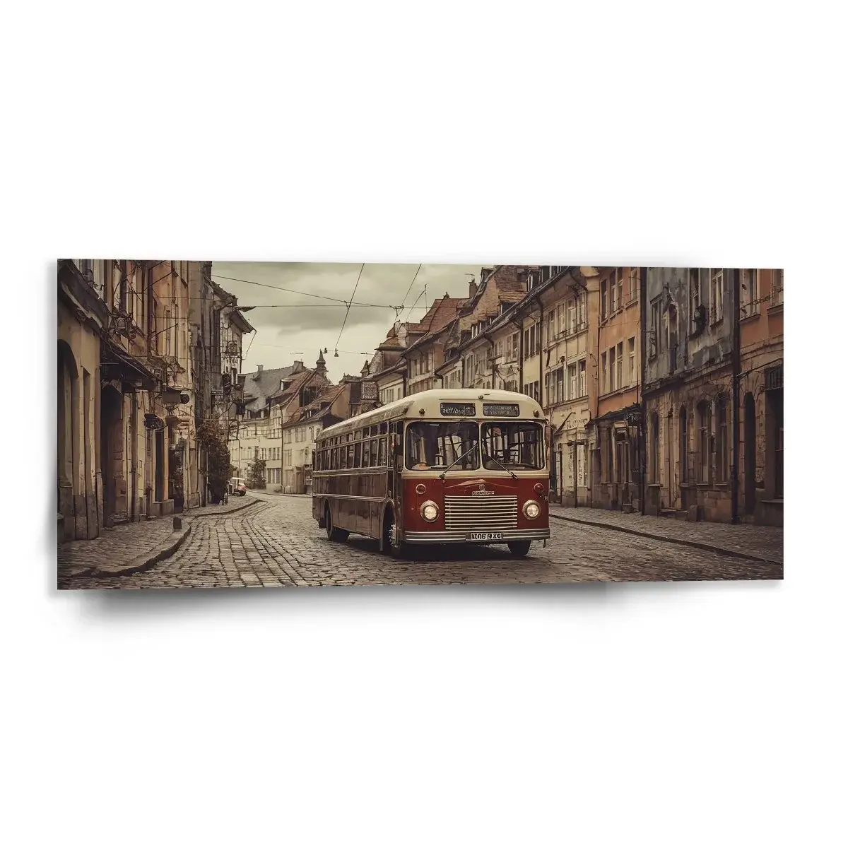 Obraz Historický autobus - 110x50 cm