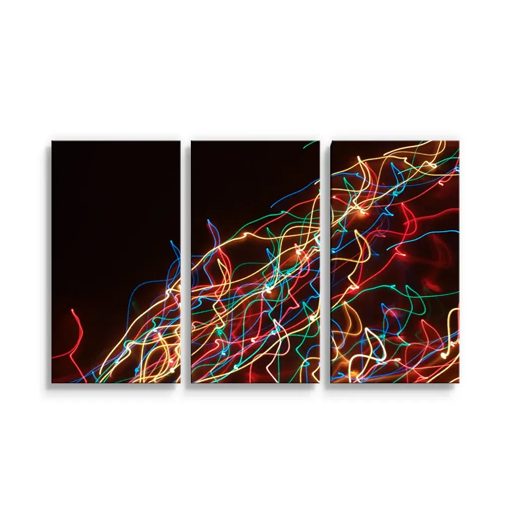 Obraz - 3-dílný Světelný efekt - 120x80 cm