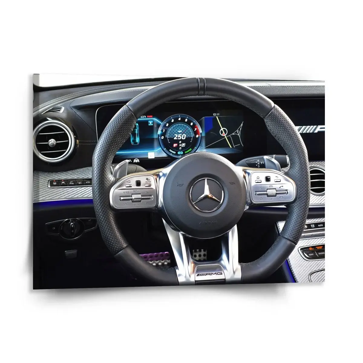 Obraz AMG interiér - 150x110 cm