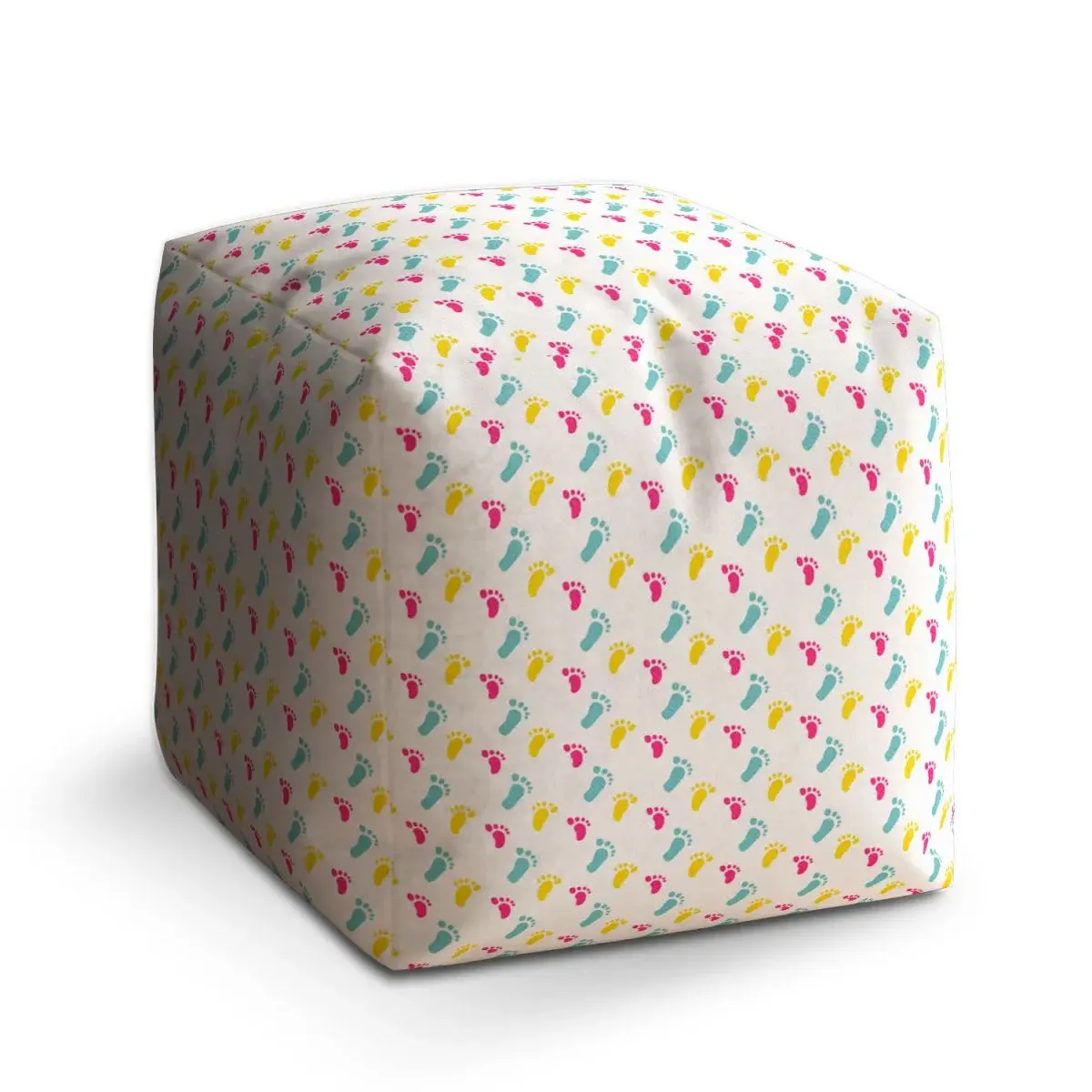 Taburet Cube Obtisk nožiček - 40x40x40 cm