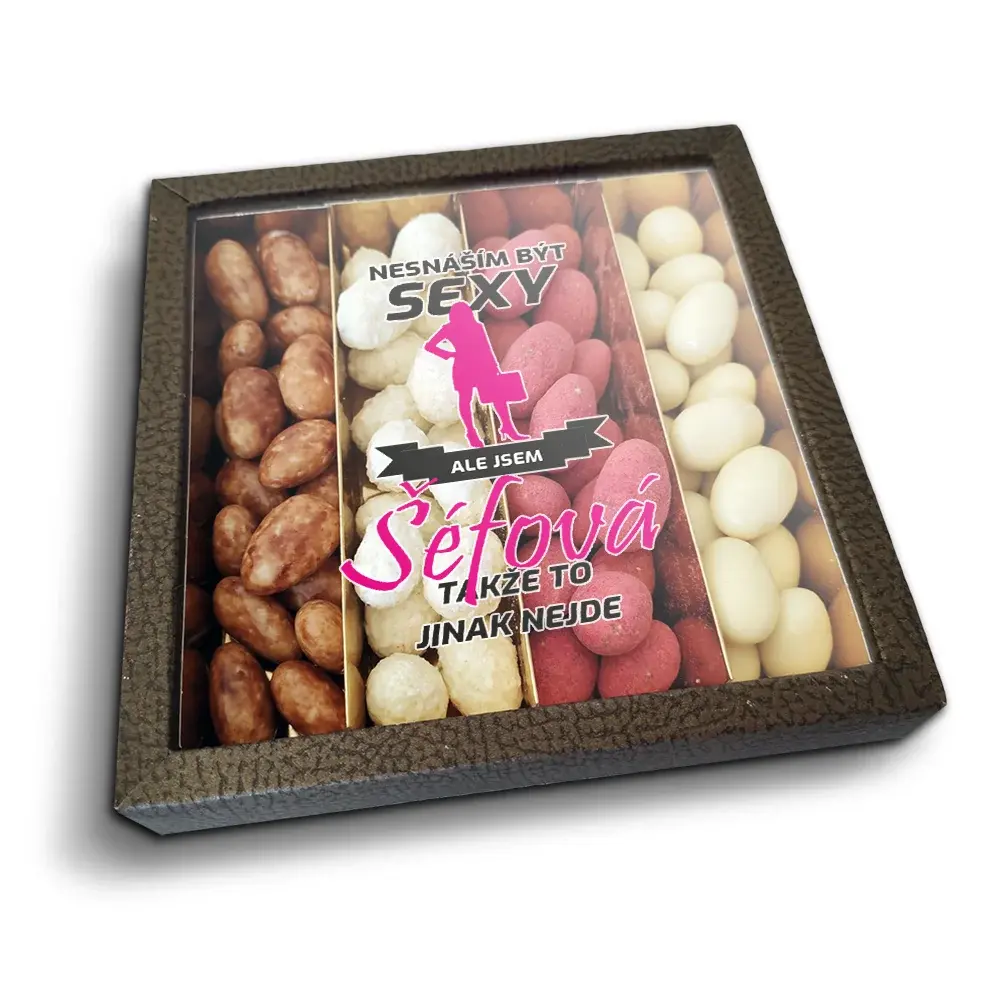 Mandle v čokoládě Nesnáším být sexy, ale jsem šéfová - 4x 80g