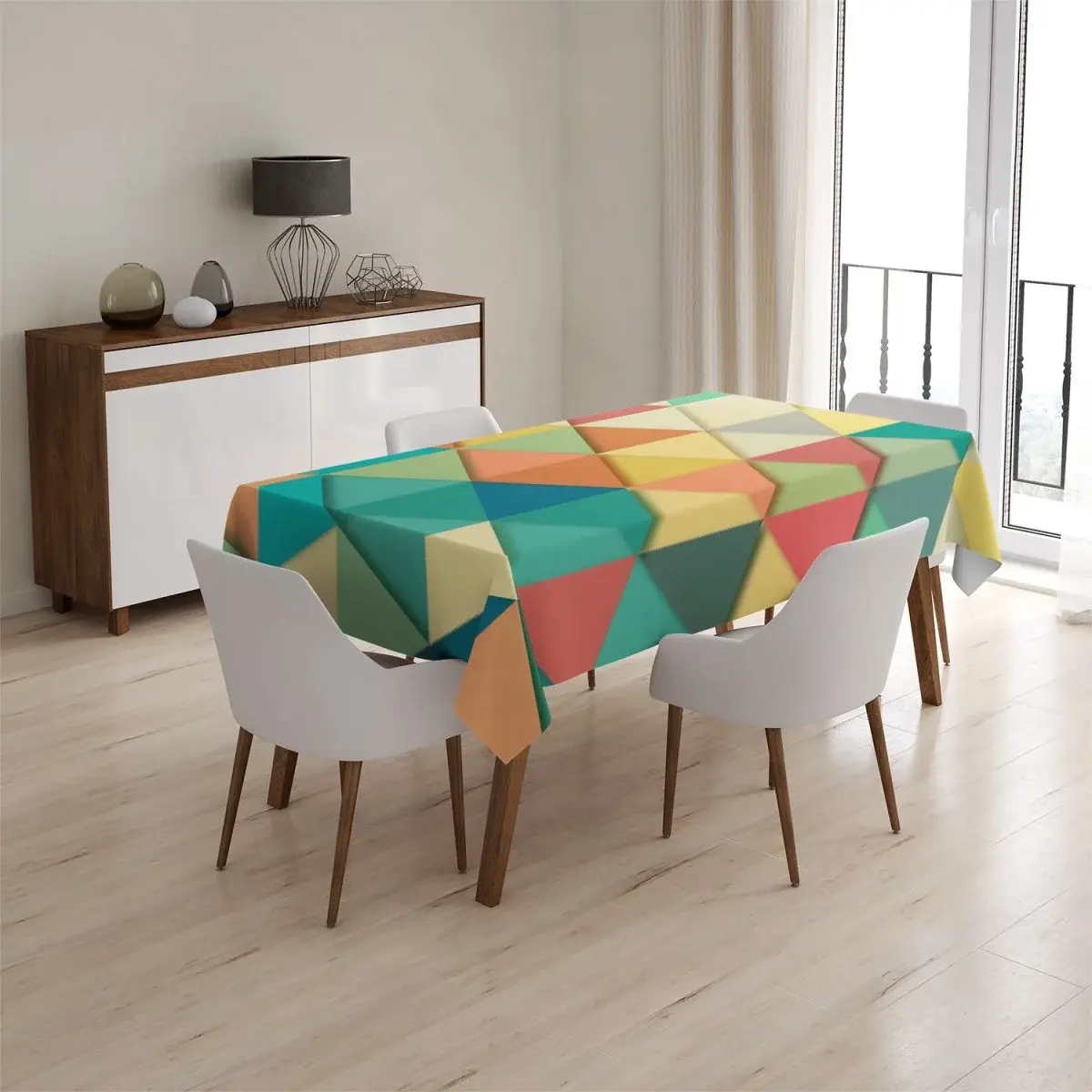 Ubrus Trojúhelníky - 130x170 cm