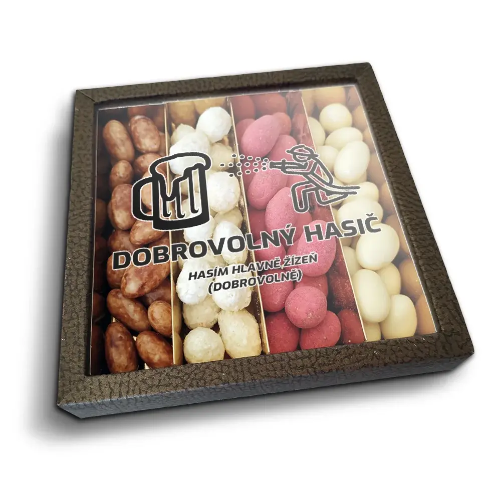 Mandle v čokoládě Dobrovolný hasič - 4x 80g
