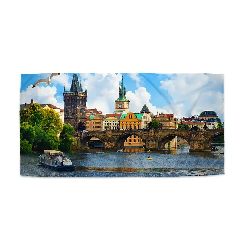Ručník Praha Karlův most 2 - 70x140 cm